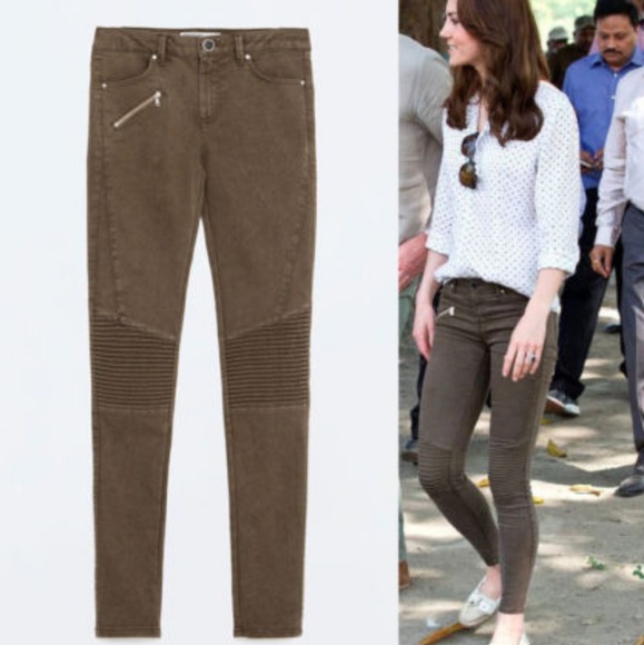 zara moto skinny jeans